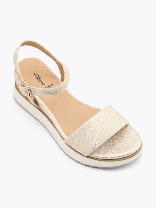 s.Oliver Sandalette Champagner 75897 2