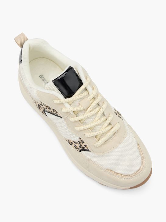 Graceland Chunky Sneaker Beige 108896 2