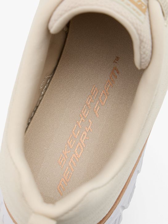 Skechers Slip on sneaker Creme 76189 5