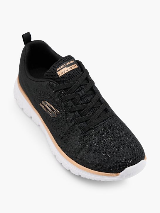 Skechers Slip on sneaker Sort 76192 2