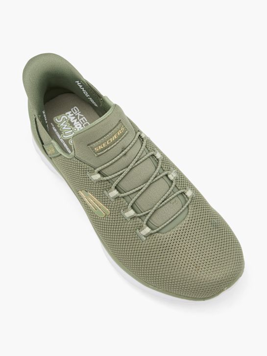 Skechers Slip On Sneaker Olive 76197 2