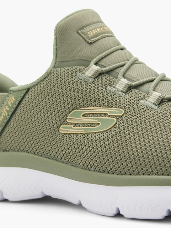 Skechers Slip On Sneaker Olive 76197 5