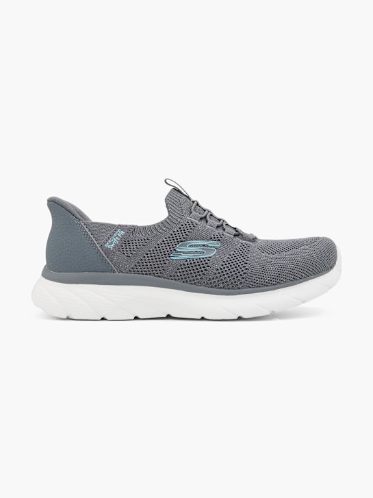 Skechers Slip On Sneaker Grau 76198 1