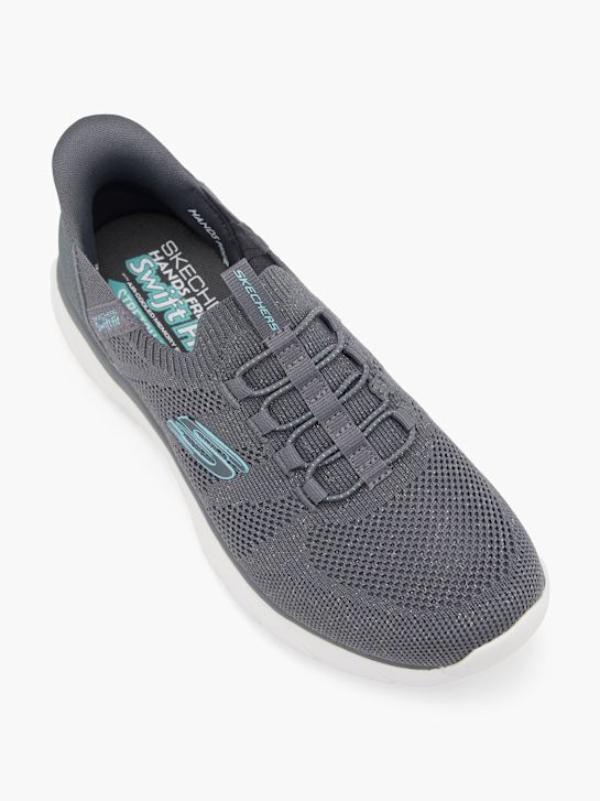 Skechers Slip On Sneaker Grau 76198 2
