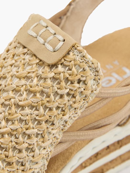 Rieker Sandales à talons Beige 76605 5