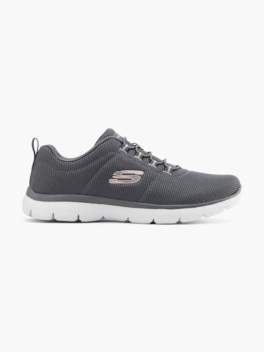 Skechers Slip On Sneaker Grau 76313 1