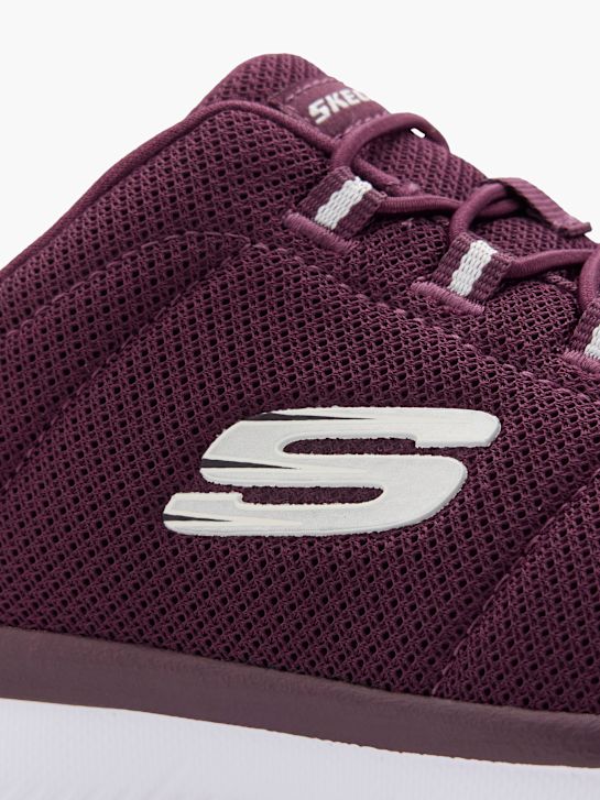 Skechers Buty wsuwane Burgundowy 76312 5