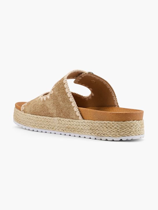 Graceland Pantolette Taupe 76440 3