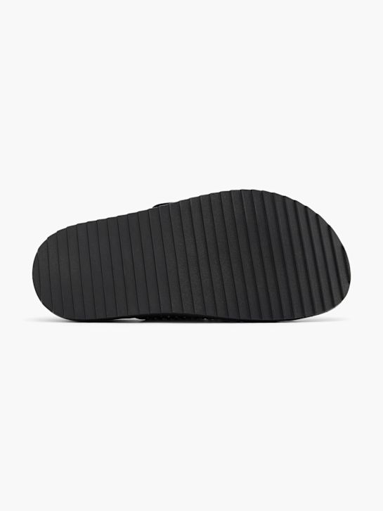 Catwalk Ciabatta con plantare profondo Nero 76549 4