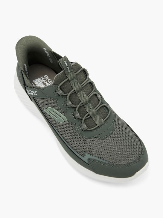 Skechers Įspiriami sportbačiai Alyvuogių spalvos 76677 2