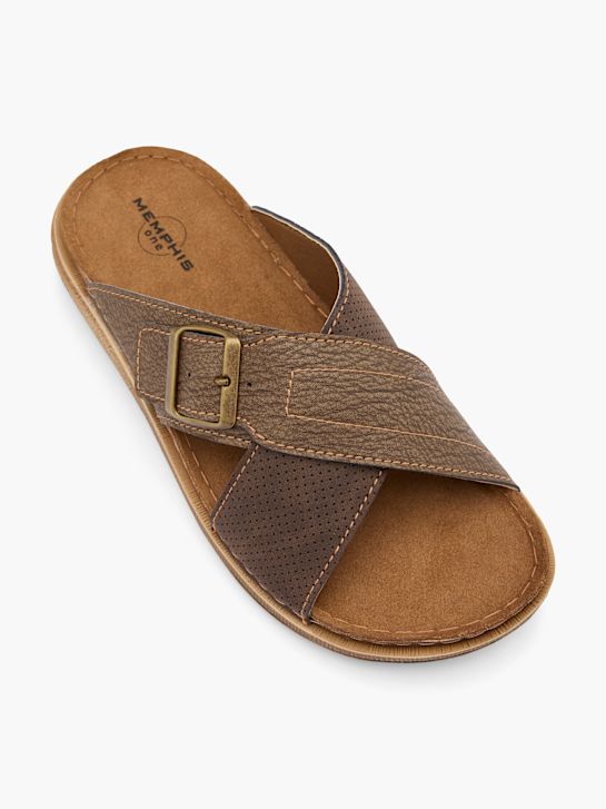 Memphis One Ciabatta bassa Marrone 76595 2