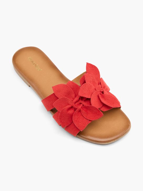 Graceland Flache Pantolette Rot 76629 2