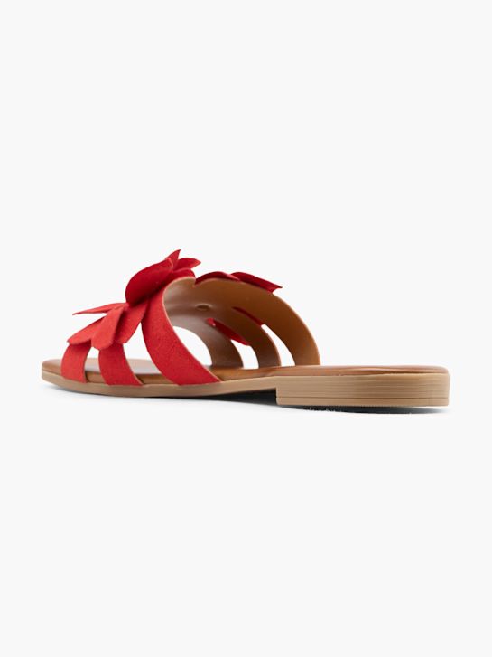 Graceland Flache Pantolette Rot 76629 3