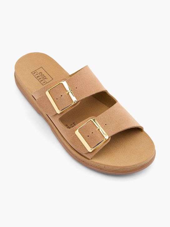 Easy Street Tieffuß Pantolette Cognac 76800 2