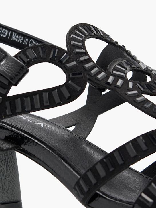 Catwalk Sandalo con tacco Nero 76809 6