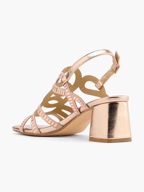 Catwalk Sandalo con tacco Oro Rosa 76808 3
