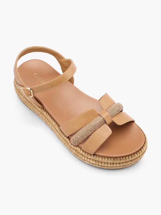 Catwalk Sandalo con tacco Marrone 76822 2