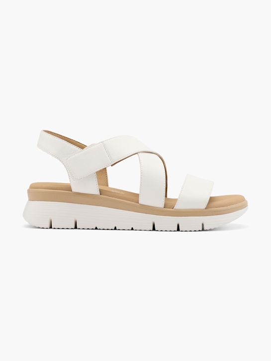 5th Avenue Højhælet sandal Hvid 76846 1