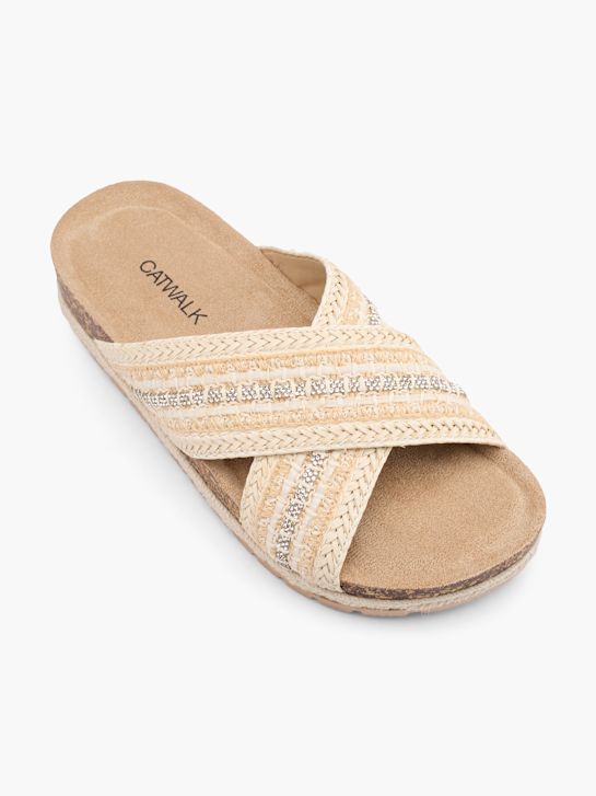 Catwalk Ciabatta con plantare profondo Beige 76915 2