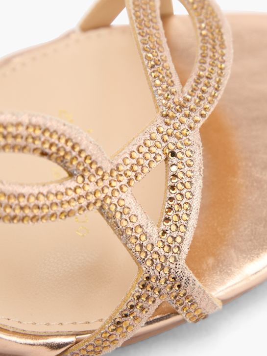 Catwalk Sandalo con tacco Oro Rosa 76918 5