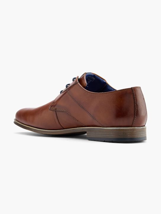 bugatti Businessschuh Cognac 77325 3