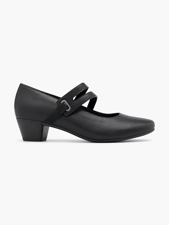 Easy Street Escarpins à boucle Noir 78162 1