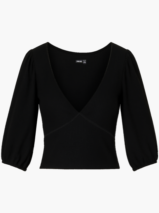 PIECES Bluse Schwarz 78445 1