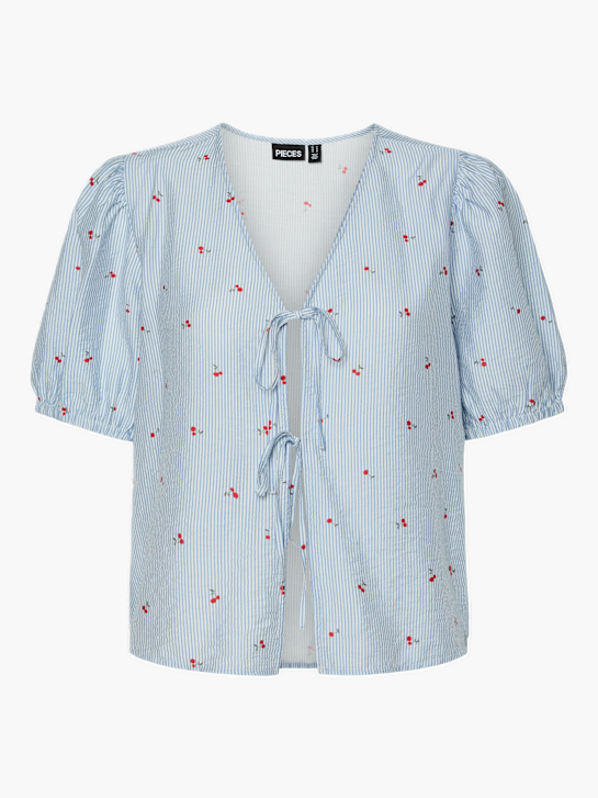 PIECES Bluse Hellblau 78462 1