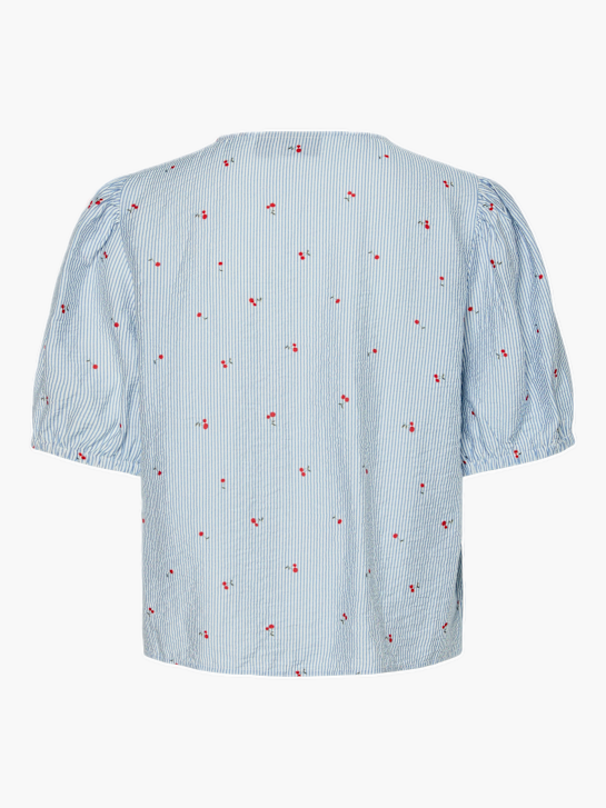 PIECES Bluse Hellblau 78462 2