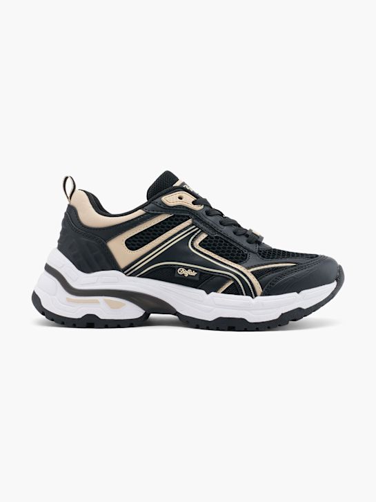Buffalo Chunky sneaker Sort 78803 1