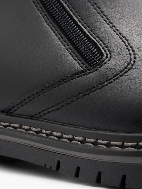 AM SHOE Klasická členková obuv Čierna 79011 5