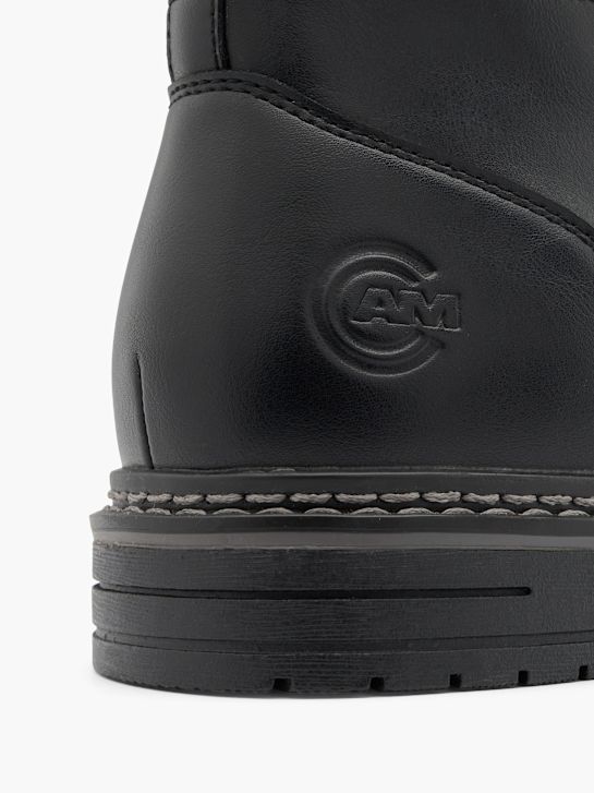 AM SHOE Klasická kotníková obuv Černá 79011 6