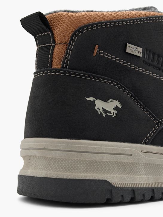 Mustang Bottes à lacets Noir 79016 6
