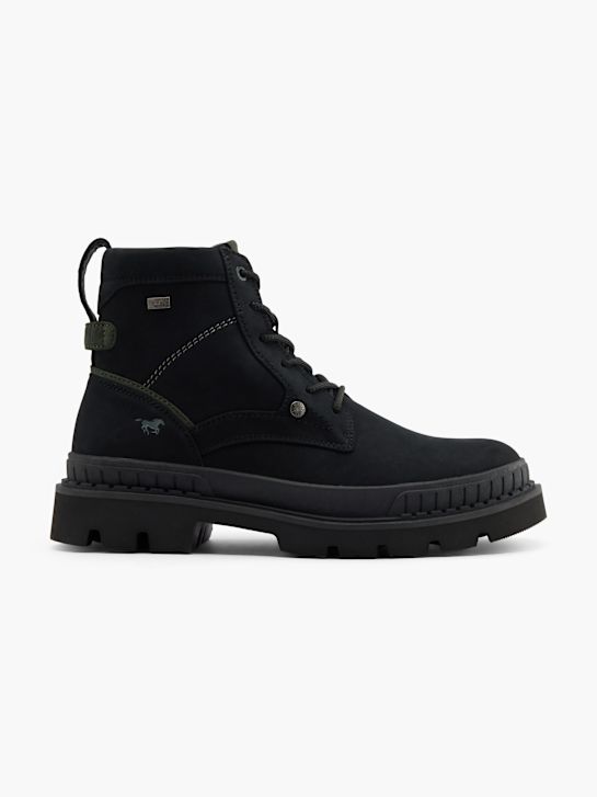 Mustang Schnürboots Schwarz 79015 1