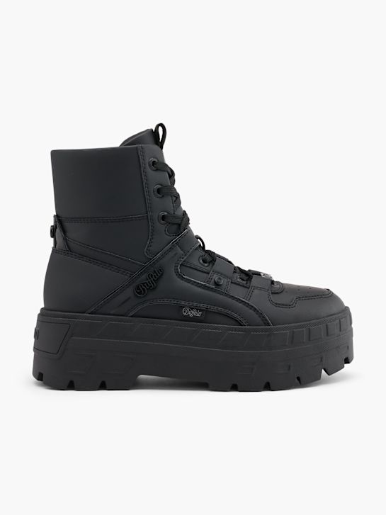 Buffalo Bottes à lacets Noir 79107 1