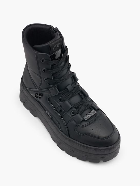 Buffalo Bottes à lacets Noir 79107 2