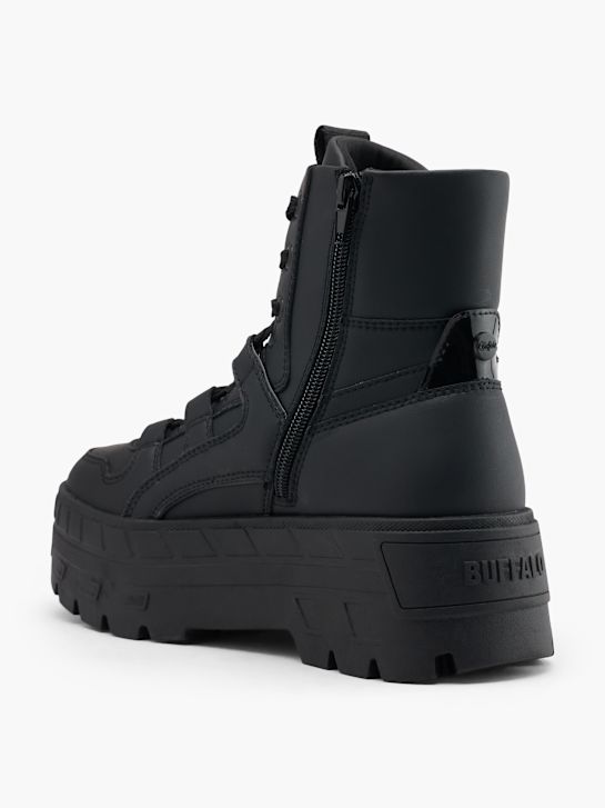 Buffalo Bottes à lacets Noir 79107 3