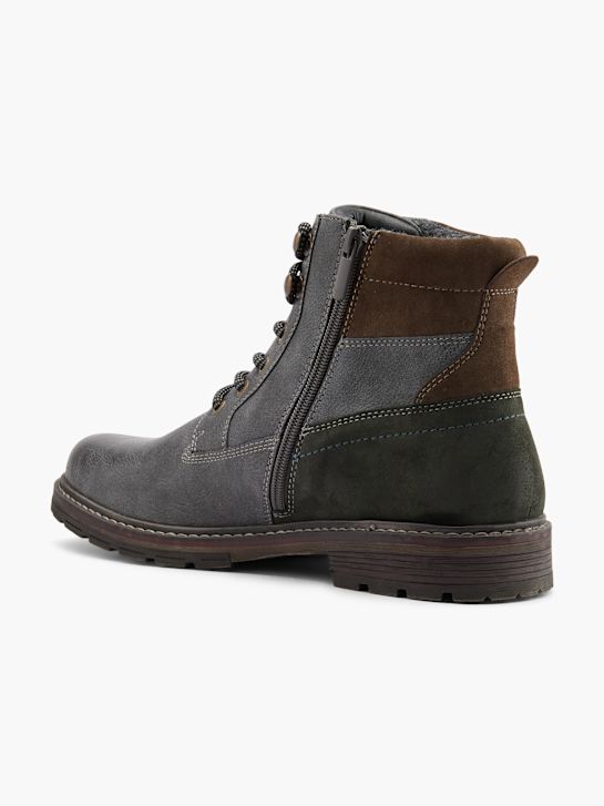 Mustang Schnürstiefelette Grau 79193 3