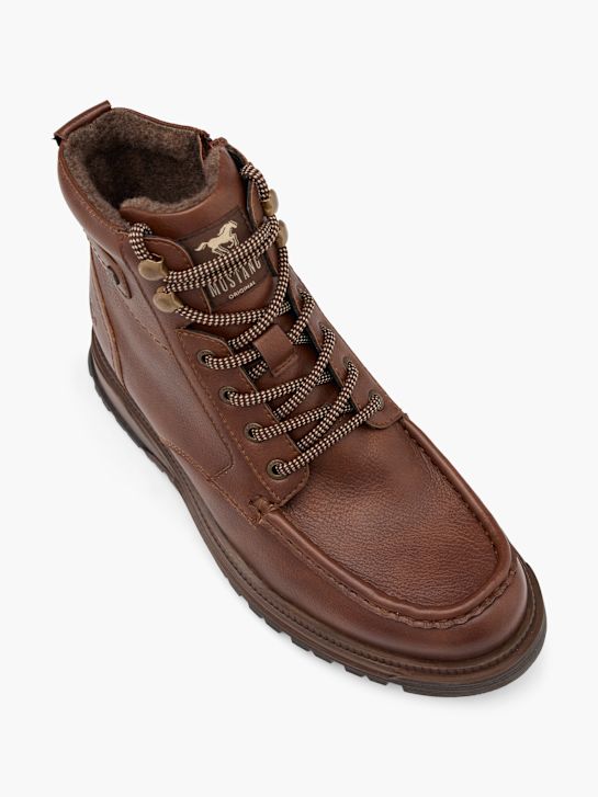Mustang Bottes à lacets Marron 79198 2