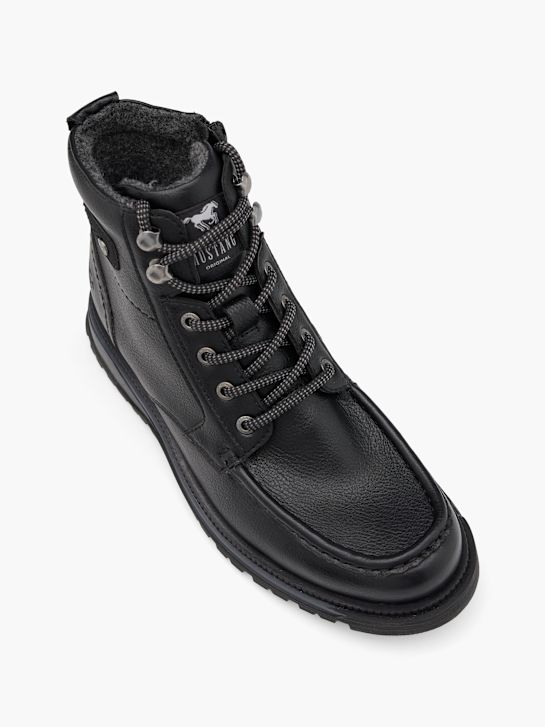 Mustang Schnürboots Schwarz 79197 2