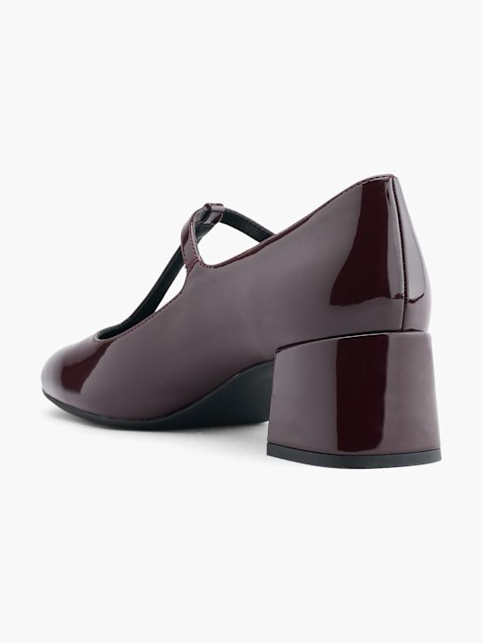Graceland Spangenpumps Burgunder 79471 3