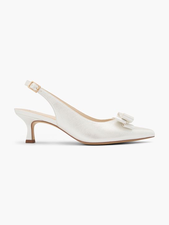 Catwalk Slingpumps Weiß 79475 1