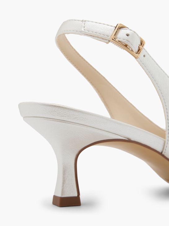 Catwalk Slingpumps Weiß 79475 6