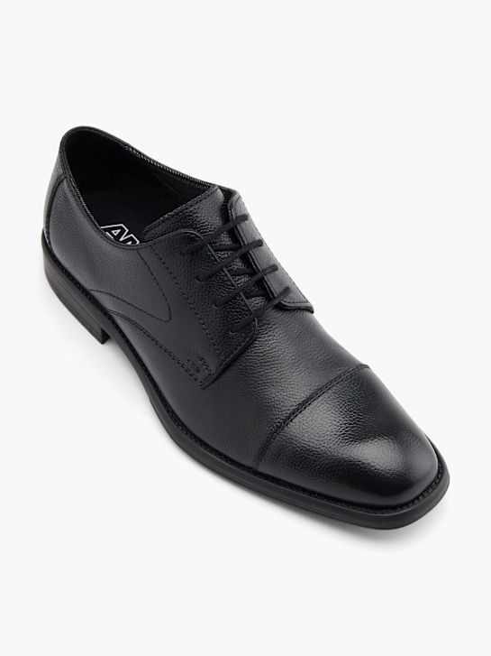 AM SHOE Businessschuh Schwarz 79497 2