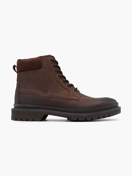 Mustang Schnürstiefelette Braun 79510 1
