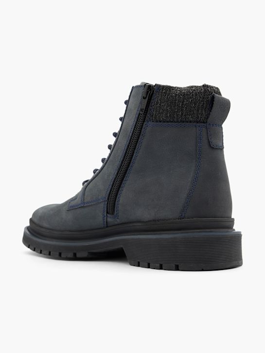 Mustang Bottines à lacets Bleu 79513 3