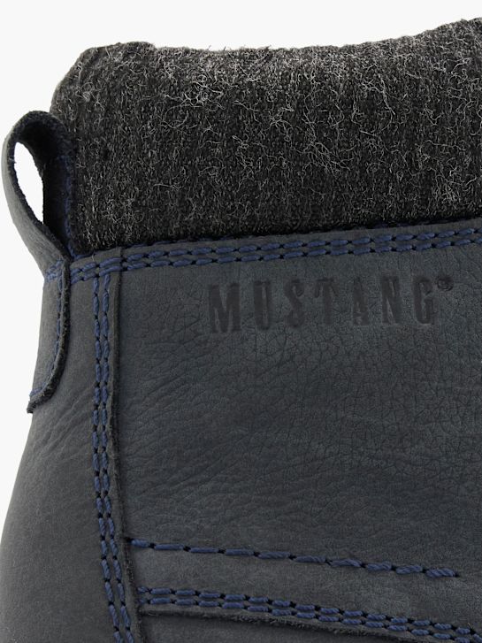 Mustang Bottines à lacets Bleu 79513 6