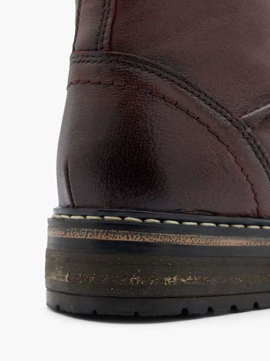 5th Avenue Botins com cordões Bordeaux 79682 6