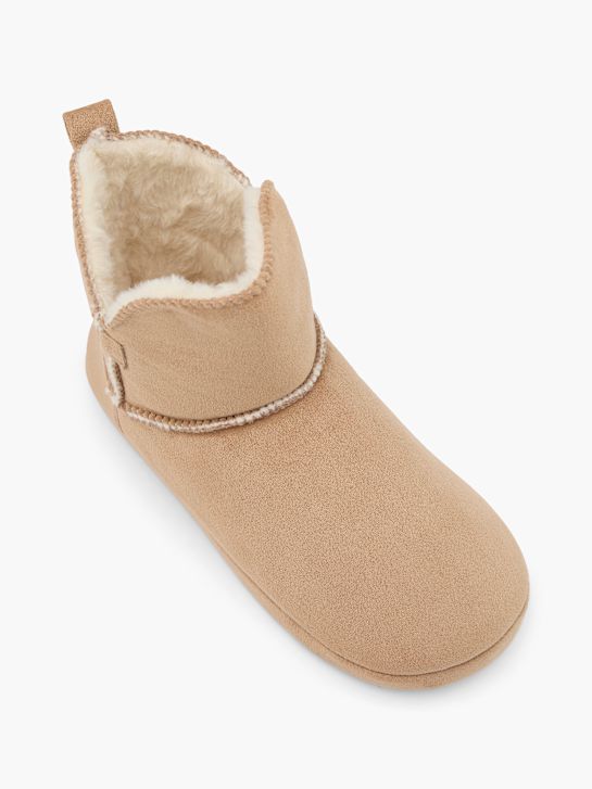 Casa mia Plüsch-Hausschuh Beige 79774 2