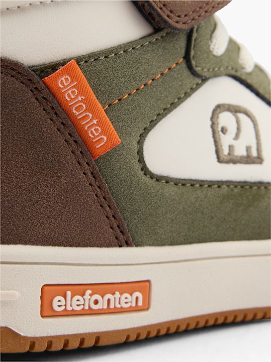 elefanten Hoher Sneaker Khaki 79877 5